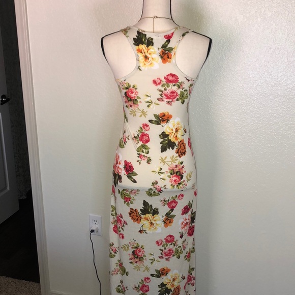 Floral Racer Back Maxi Dress by Ambiance Appeal - Picture 3 of 6